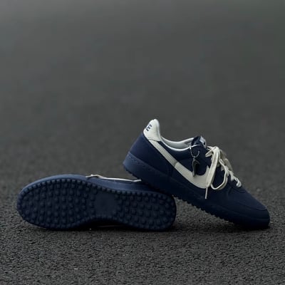 【國外折扣連線!】NIKE FIELD GENERAL 藏青 霧霾藍 米色麂皮德訓鞋｜IF0666-4003