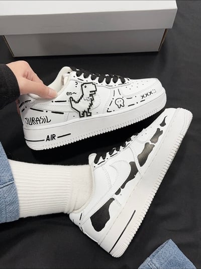 【訂製款】Nike Air Force 1 恐龍電玩7