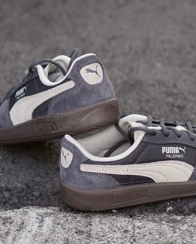 【限時折扣!新色登場】PUMA Palermo POP 水泥灰 碳灰 復古德訓鞋|403257-032