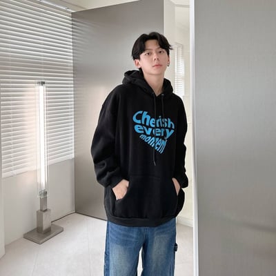 【廠商斷貨最後機會】Cherish every moment愛心英字印花帽T3