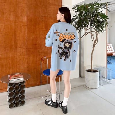 【現貨】Space 太空貓印花短T17