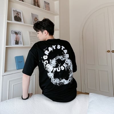 【現貨】環狀煙霧字母短T9