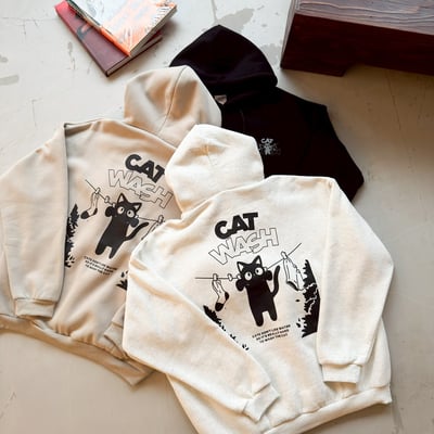 【現貨】CAT WASH 貓咪簍空字印花帽T9