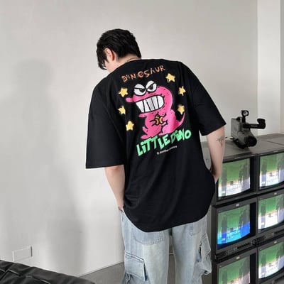 【現貨】鱷魚先生塗鴉感短T2