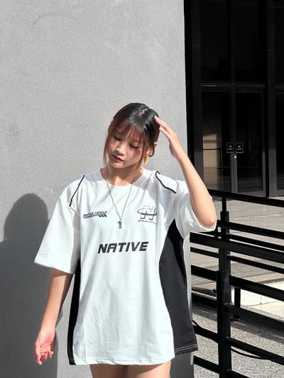 【現貨】NATIVE TONGUE賽車風7號短T3