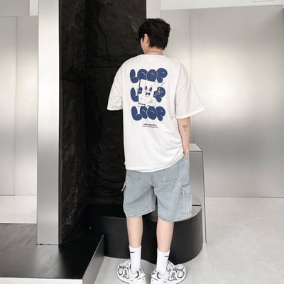 【萌度爆炸!!!現貨】卡通泡泡英文字短T2