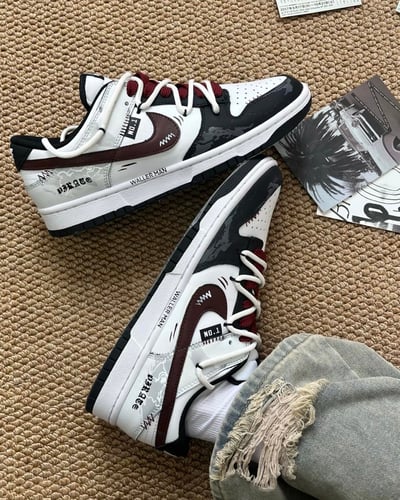 【訂製款】Nike Dunk Low 深紅暗碼6