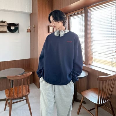 【現貨】日文零食刺繡印花大學T7