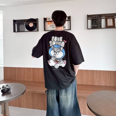 【現貨】CONE SHIVA零食柴犬插畫感印花短T3