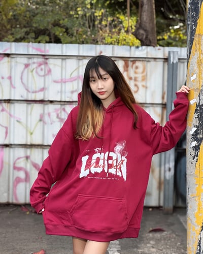 【街頭C位新品現貨】煙霧叛格牛奶絨帽T1