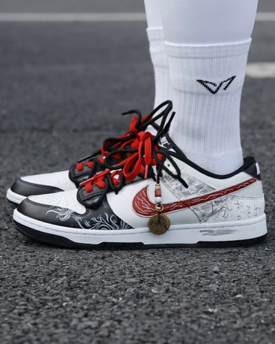 【訂製款】Nike Dunk Low 赤勾紋影3