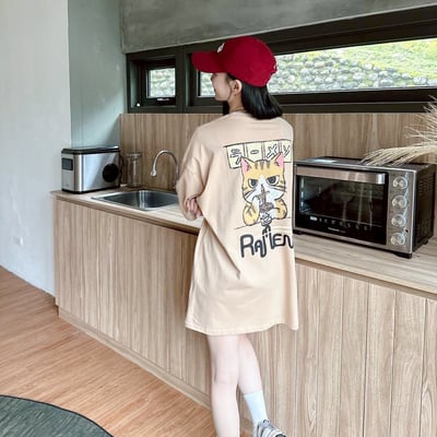 【現貨】ramen拉麵貓咪印花短T4