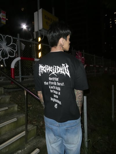 【街頭狠貨】荊棘序章雙沙純棉短寬T9