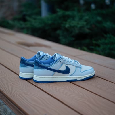 【新款!!】Nike Dunk Low Retro SE "Blue Void" 米藍縫線 編織 渲染 白藍 ｜IB6752-1013