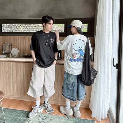 【現貨】HAIRDRY吹風機狗狗插畫印花短T5