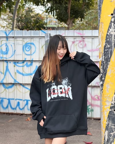 【街頭C位新品現貨】煙霧叛格牛奶絨帽T6