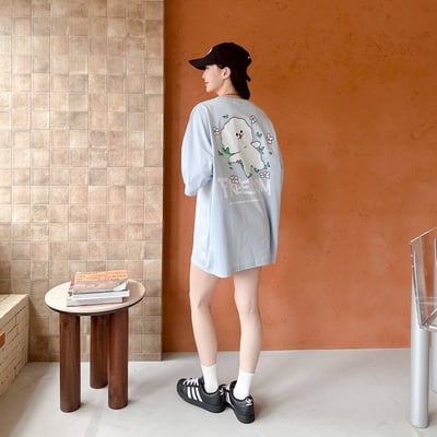 【現貨】FREEDOM小狗印花短T5