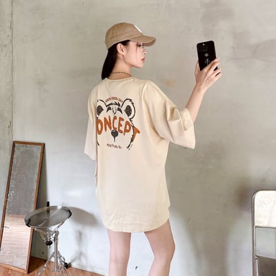 【現貨】Concept 熊掌印花短T5