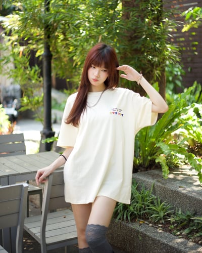 【現貨速發】甜度爆擊三色手繪愛心短T9