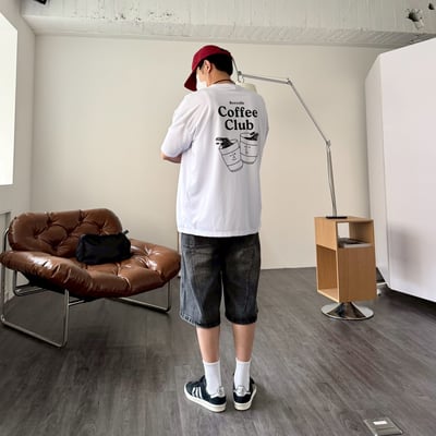 【現貨】咖啡俱樂部印花短T12