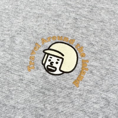 【現貨】Travel Around the island 騎車男子印花帽T11