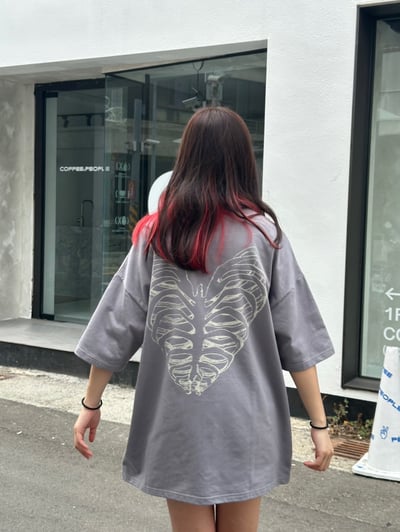 【熱銷第一名!!!小編已包色】肋骨之心短T1