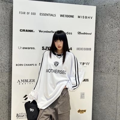 【現貨】雙線字母長袖球衣1