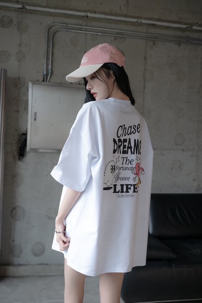 【現貨】Chase幽靈愛心印花短T3