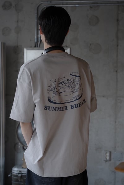 SUMMER BREAK甜品泳圈派對印花短T4