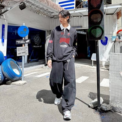 【現貨】BADBLOOD 91刺繡賽車風POLO衫13