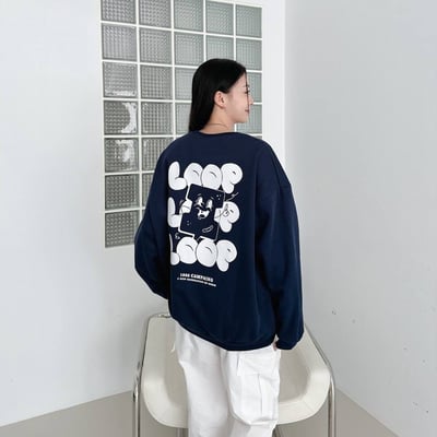 【現貨】卡通泡泡英字大學T5