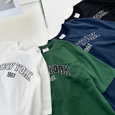 【現貨】立體刺繡NEW YORK短T8