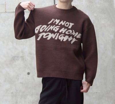 【現貨】英文字母短寬超親膚彈力針織毛衣3