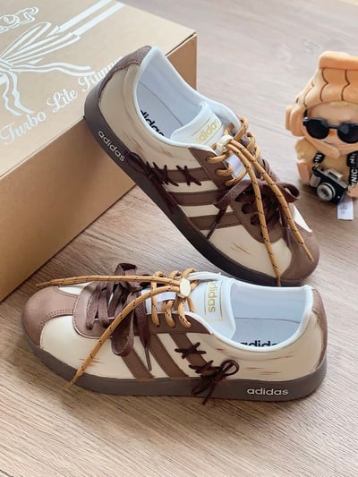 【訂製款】adidas Court 巧克力奶昔3