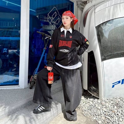 【現貨】BADBLOOD 91刺繡賽車風POLO衫6