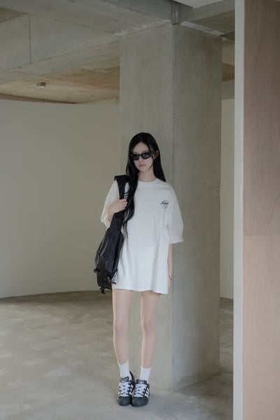 【現貨】Positive潮流帽子熊印花短T9