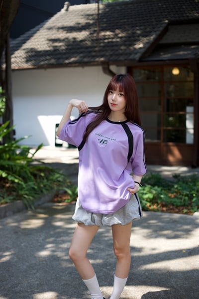 【現貨】BANG OUILUO拼接短T7