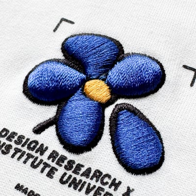 【現貨】刺繡對焦框花朵印花短T15