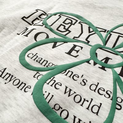 【現貨】HEYDAY發泡花朵大學T15