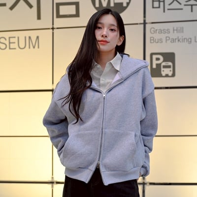 【現貨】 雙鍊寬短連帽外套7