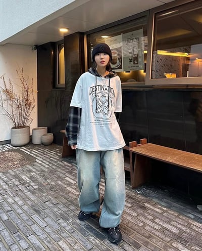 【撞衫率極低!!!現貨】變形蟲文字短T2