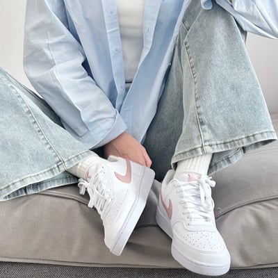 【限時折扣】NIKE W COURT VISION LO NN 女款 乾燥玫瑰｜DH3158-1023