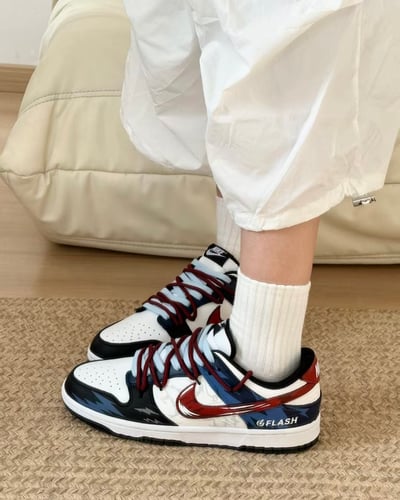 【訂製款】Nike Dunk Low 紅藍閃電6
