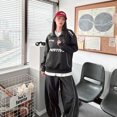 【現貨】NATIVE 賽車風高領衛衣4