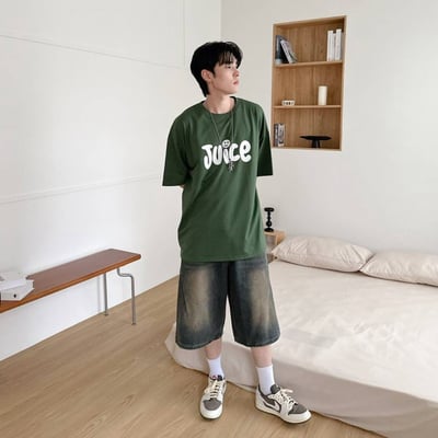 【現貨】JUICE笑臉印花短T6