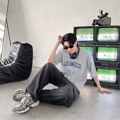 【現貨】LOS ANGELES 89 美式印花短T11