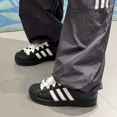 【爆款國外補貨連線!!】Adidas Originals Superstar II 黑白 經典 金標 貝殼鞋 男女款 情侶鞋｜KK44744