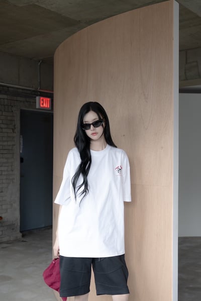 【SORONA® 涼感現貨】LAZY FLOW慵懶貓咪印花短T7