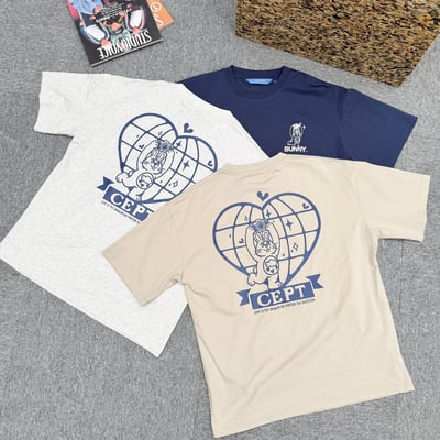 【SORONA® 涼感現貨】CEPT愛心BUNNY兔印花短T13