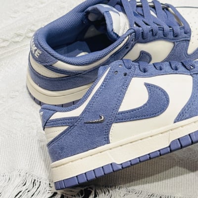 【全新爆款】NIKE W DUNK LOW 霧霾藍紫 小銀勾 女鞋｜IB4417-1033